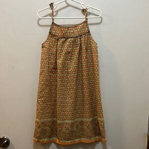 Lucky Brand Multicolor Patterned Kids Tank Dress Size 6